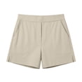 thumbnail image 6 of iHPH7 Women's Summer Casual Lounge Shorts Elastic Waist Stretch Lightweight Comfortable Relaxed Fit Solid Color Pull On Shorts with Pockets for Beach Travel Wear Khaki XL, 6 of 6