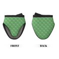 thumbnail image 7 of Abstract green geometric pattern Oven Mitts Heat Resistant - Soft Lining Silicone Mini Oven Mitts with HangingLoop, Kitchen Oven Gloves Heat Resistant 500℉ for Cooking Baking Microwave, 7 of 7
