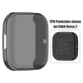 thumbnail image 2 of Sywqhk Smart Watch Case TPU Pantalla completa Shell Cover para Fitbit Versa 2 (Negro), 2 of 8