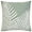 Aqua, variant on Mina Victory Towel Embroidered Palm Leaf 18" x 18" Indoor Outdoor Throw Pillow Aqua