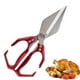 thumbnail image 2 of Cizalladoras de cocina Acero inoxidable resistente | Cortahuesos de carne de ave multipropósito | Mango ergonómico apto para lavavajillas | Dorado Negro Verde Rojo 9,25 pulgadas | Corta verduras, 2 of 2