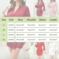 thumbnail image 3 of MVRLSH Summer Bathrobes for Women Dress Pocket Short Sleeve Home Casual Round Neck Loose Version Sleeping Lightweight Robes, 3 of 4
