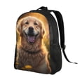 thumbnail image 2 of Cauagu Sunset Daisy Dog Print Backpacks,Travel Daypack Casual Laptop Backpack Bookbag Fits 15 Inch Computer for Men Women, 2 of 8