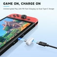 thumbnail image 6 of Froura 2.4GHz True Wireless Gaming Earbuds for PS5/PS4, Meta Quest 3/2, Bluetooth 5.3 Headphones Bass Stereo, PS5 Headset with Noise Cancelling Mic, LED, 36H Playtime for VR, Switch, PC, Phone, White, 6 of 10