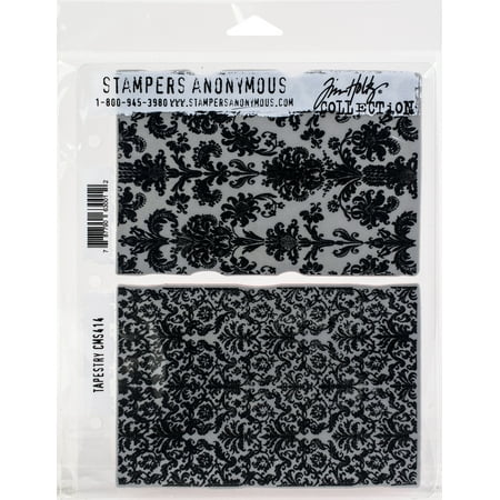 UPC: 0787790630012 | Tim Holtz Cling Stamps 7 X8.5 -Tapestry