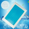thumbnail image 4 of Gel Pillow, Memory Sleeping Pillow, Durable  Design  Material Ergonomic Design Multiple Holes Pillowslip Office Room Rest For Home, 4 of 8
