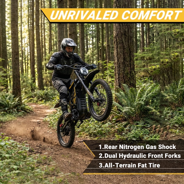 Zonveer ZX3 Electric Dirt Bike for Adults Teens,2800W Peak Power