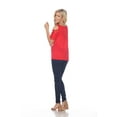 thumbnail image 4 of White Mark Women's Cold Shoulder Bexley Tunic Top, 4 of 5