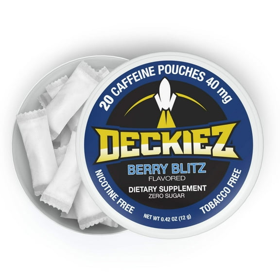 Deckiez Berry Blitz Flavored Caffeine Pouches