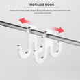 thumbnail image 2 of COSMOBETTY 1Pcs Wall Mounted Clothes Drying Rack Silver Retractable Folding Space Saving Indoor Laundry Outdoor Camping, 2 of 8