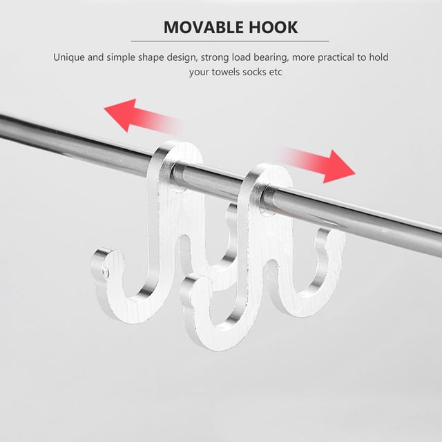 RENACLIPY Organizador De Ropa Montado En Pared Plegable Para De Espacio Y Uso Múltiple