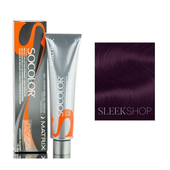 Matrix SoColor Reflect Collection, Hair Color - 3VR Darkest Brown Violet Red