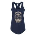 thumbnail image 2 of Wild Bobby, Loyal To One Dedicated Steadfast In Faith | Religious Bible Verse John 14:6 Inspirational/Christian Women Racerback Tank Top, Navy, X-Large, 2 of 6