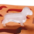 thumbnail image 5 of 2X Molde de Silicona para Galletas de Chocolate con Forma de de Perro Salchicha, Bandeja de Hielo para el Hogar, Herramientas de Cocina, Molde de Silicona, Marrón, 5 of 5