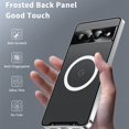 thumbnail image 6 of Decase Compatible with Google Pixel 7 Pro Case, Ultra Slim Magnetic Frosted Metal Case with Wireless Charging Shockproof Protective Case for Google Pixel 7 Pro, Silver, 6 of 11