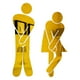 thumbnail image 3 of Letreros de Baño para Hombres Y Mujeres, 1 Par de Pictogramas, Acrílico, Autoadhesivo, Placa Trasera, Señalización para Puerta de Baño, para Centro Co Dorado Fernando baño, 3 of 8