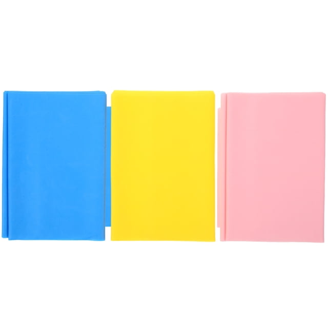 unbranded 3Ud Banda Elástica Para Yoga Con Resistencia En Colores Surtidos Material Tpe Para Ejercicio Diario