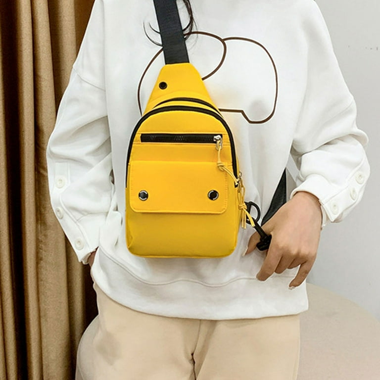 UHUYA Small Sling Backpack Large Capacity Lightweight Overnight Bags for Men and Women Unisex Shoulder Bag Chest Crossbody Daypack Duffle Bags for