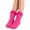 Hot Pink, variant on Monster Face Fuzzy Crew Socks Women Pink Cozy Plush Warm Cozy Socks Christmas Home Lounge,Free Size
