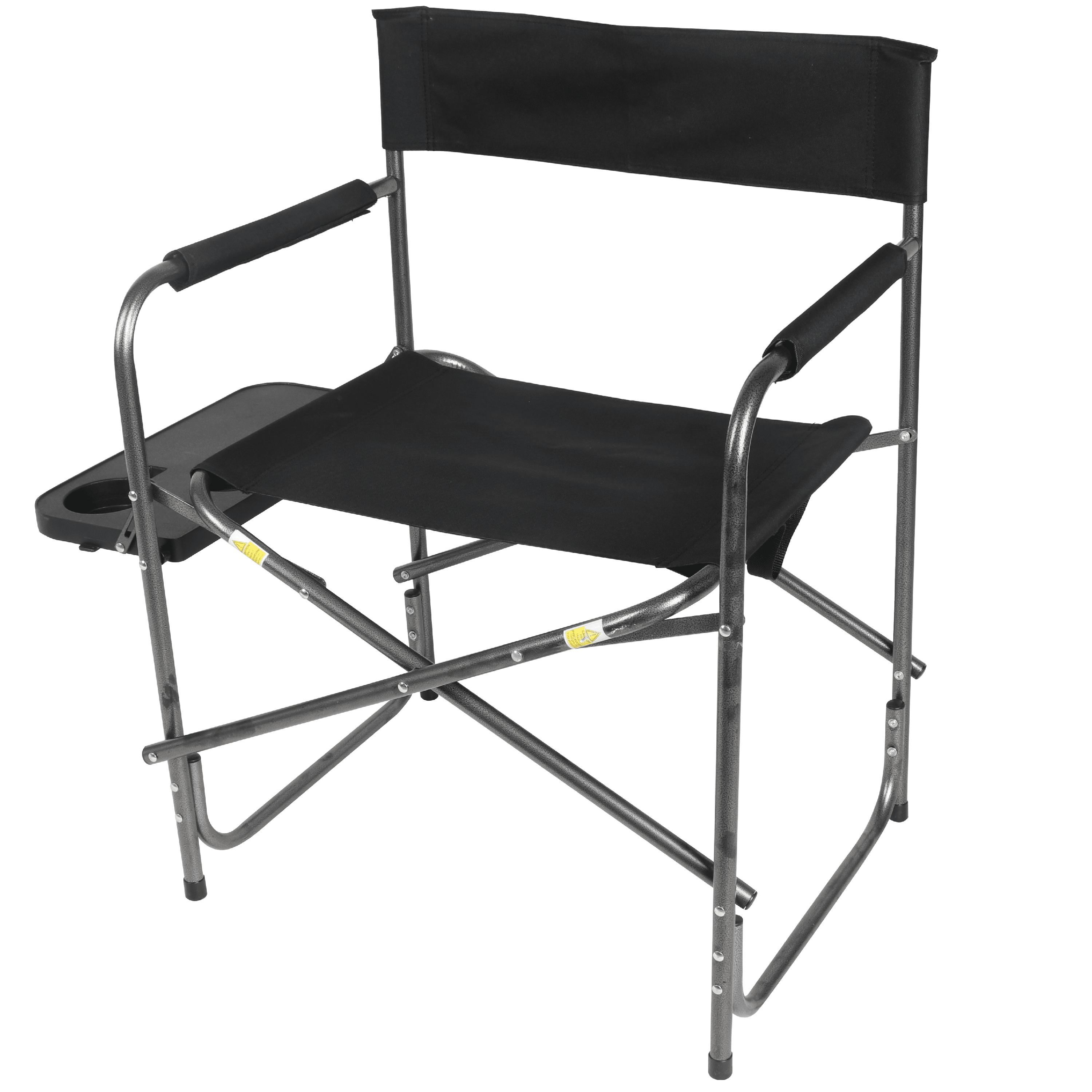 Folding Director's Chair Padded XXL W/ Side Table Beach Outdoor Camping Patio 