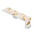 thumbnail image 6 of Fall Pumpkins Maple Leaves Thanksgiving Table Runner, Seasonal Harvest Vintage Kitchen Dining Table Decoration for Indoor Outdoor Home Party Decor, 6 of 7