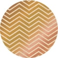 thumbnail image 1 of Ahgly Company Machine Washable Indoor Round Transitional Pumpkin Orange Area Rugs, 4' Round, 1 of 7