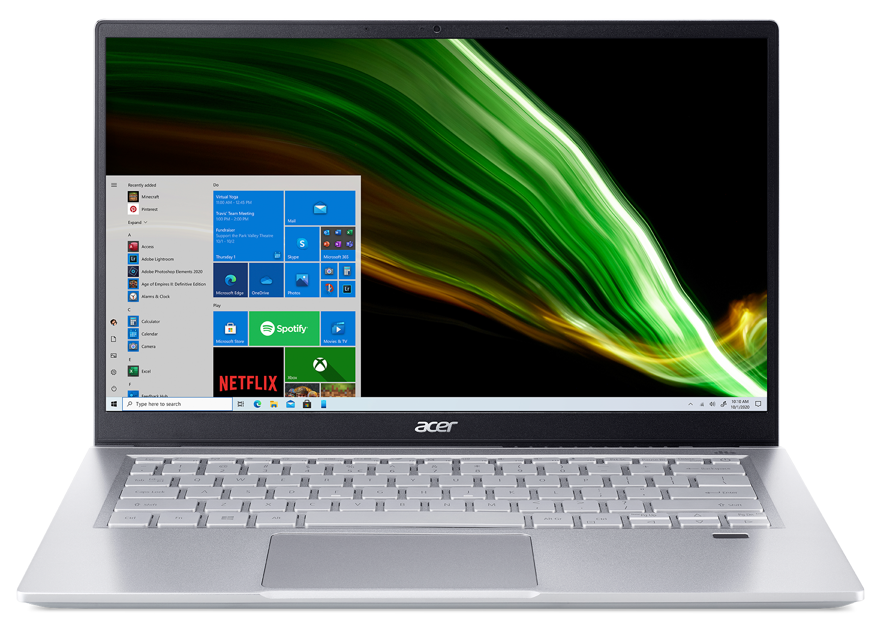 Acer Swift 3, 14.0" Full HD, 11th Gen Intel Core i5-1135G7, 8GB, 512GB SSD, Silver, Windows 10, SF314-511-51A3 - image 2 of 7