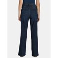 thumbnail image 2 of Time and Tru Women's Maternity Full Panel Flare Jeans, 32" Inseam, Sizes S-XXXL, 2 of 5