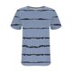 thumbnail image 5 of Camiseta de Manga Corta de las Mujeres de Cuello Redondo de Impresión Casual Top de las Señoras, Poliéster Ligero para el Hogar Diario Y Cómodo, 5 of 9