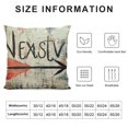 thumbnail image 5 of YINGXI  Home Decorative Quote Words Throw Pillow Case Cushion Cover for Sofa Couch Tribal Girl Nursery Art Decor, Be Kind Be Brave Decoration, 3 Arrows Pink and Grey, 24x24in, 5 of 5