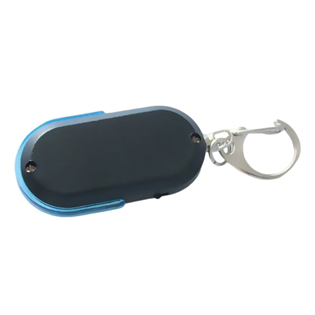 Bearachild Alarma antipérdida de llave ABS, reemplazo portátil, iluminación LED alimentada por colorida, Control de sonido, Cadenas y protecciones para puertas de seguridad Azul