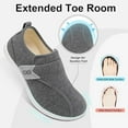 thumbnail image 4 of Leisfit Womens Slippers Wide Diabetic Shoes for Women Adjustable Swollen Feet Outdoor Indoor Walking Shoes, 4 of 9