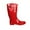 red dot, variant on Tanleewa Waterproof Women Rain Boots Anti-Slip Rain Shoes Rubber Boots Shoe Size 9 Adult Female