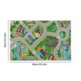 thumbnail image 2 of Alfombra de caminos de ciudad para niños, alfombras de área grande, rectangulares, para sala de juegos y dormitorio, 2 of 9