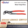 thumbnail image 2 of yeacher SUHA 19-Position Adjustable Water Pump Pliers, 7-Inch Chrome Vanadium Steel Multi-Functional Wrench for Plumbing and Pipe Work (Button Style), 2 of 5