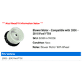 thumbnail image 2 of Blower Motor - Compatible with 2000 - 2010 Ford F750 2001 2002 2003 2004 2005 2006 2007 2008 2009, 2 of 2