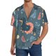 thumbnail image 1 of Balery Watermelons Dachshunds Camisa Casual de Manga Corta con Botones para Hombre, Texturizada, Estilo Cubano, para Playa, Verano-Medium, 1 of 5