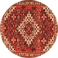 thumbnail image 1 of Ahgly Company Indoor Round Persian Orange Traditional Area Rugs, 4' Round, 1 of 1