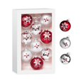 thumbnail image 2 of Bolas de Navidad, adornos para árbol de Navidad, bolas decorativas, adornos surtidos, colgantes para fiesta de árbol de Navidad, vacaciones en interiores, 2 of 3