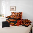 thumbnail image 6 of Erosebridal Basketball Sport Theme 7pcs Bedding Comforter Set,Boys Ball Games Queen Bedding Sets For Kids,Reversible black, 6 of 7