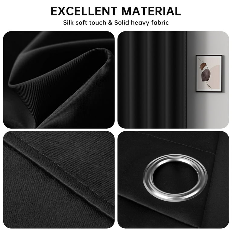 Walmart Black Friday Deals 2025 Blackout Curtains, 52 x 84 inch