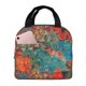 thumbnail image 1 of Easygdp Mandala Colorful Bolsa Térmica Premium - Tela Oxford Impermeable, Gran Capacidad, Bolsillo Frontal, Unisex para Trabajo, Escuela, Actividades al Aire Libre y Picnics, 1 of 8