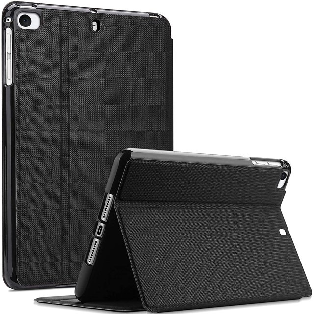 Funda tipo libro para iPad Mini de 5.ª generación (2019)/Mini 4, 3, 2 y 1.ª generación, funda protectora tipo libro con soporte delgado y elegante para iPad Mini.