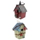 thumbnail image 1 of 2 Piezas Country Cottages Wood Bird House Hanging Birdhouse Condo Garden Decor, 1 of 9