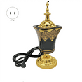 thumbnail image 4 of Electric Incense Burner Frankincense Incense Holder Vintage Arabic Censer Burner Home  Yoga Spa Ornament US Plug, 4 of 8
