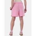 thumbnail image 3 of No Boundaries Long Fleece Bermuda Shorts, Women's, 3 of 5