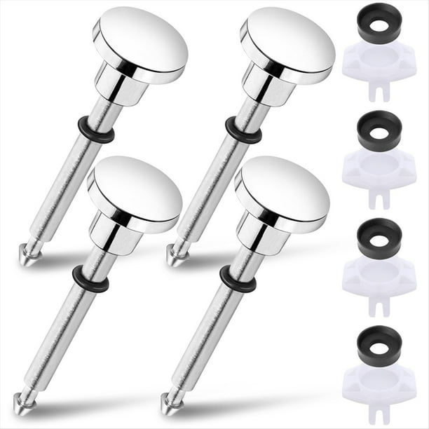 Juego de 4 Kits de Reparación para Desviadores de Caño de Bañera - Kit de Reparación de Caño de Bañera con Desviador - Piezas de Repuesto para Reparación de Grifo de Bañera