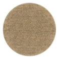 thumbnail image 2 of Unique Loom Soft Solid Shag Collection Area Rug - Aras (8' Round Khaki), 2 of 6