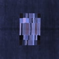 thumbnail image 1 of Ahgly Company Indoor Square Abstract Blue Modern Area Rugs, 3' Square, 1 of 4