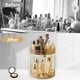 thumbnail image 5 of Organizador de maquillaje Asayuee 360, giratorio, 2 niveles, ABS dorado, 5 of 5